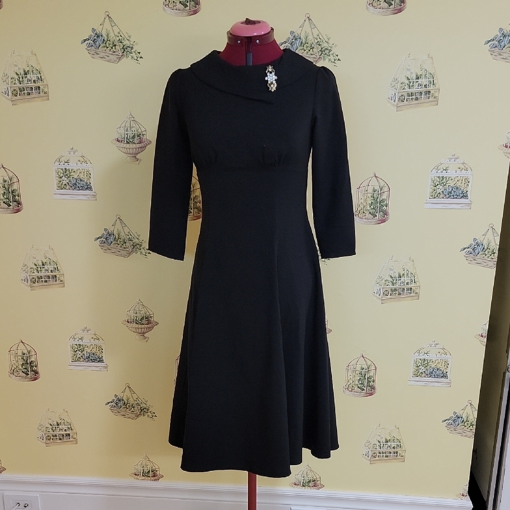 ❤️ 2/$30 ❤️ Black A-Line Cowl Neck Cocktail Dress